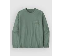 Patagonia Mw 95 Oval Logo Pocket T-Shirt manches longues vert M
