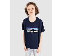 Patagonia P-6 Logo Kids T-Shirt bleu XS