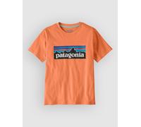 Patagonia P-6 Logo Kids T-Shirt rose XS