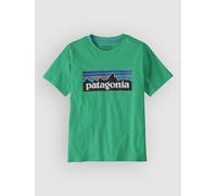 Patagonia P-6 Logo Kids T-Shirt vert S