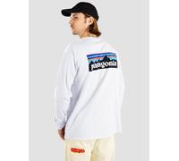 Patagonia - L/S P-6 Logo Responsibili-Tee - Haut à manches longues - XS - white