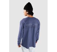 Patagonia - T-shirt en coton recyclé - M's L/S P-6 Logo Responsibili-Tee P-6 Outline: Current Blue pour Homme en Coton - Taille S - Bleu Bleu S