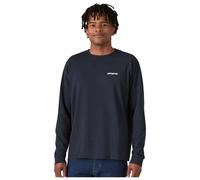 Patagonia - P-6 Logo Responsibili-Tee L/S New Navy - XL - Tee-shirt