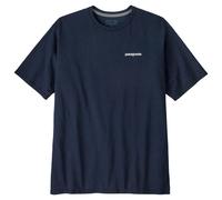 Patagonia - T-shirt en coton recyclé - M's P-6 Logo Responsibili-Tee New Navy pour Homme en Coton - Taille S Navy S