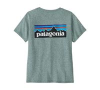 Patagonia - P-6 Logo Responsibili-Tee - T-shirt femme Blue Sage - S
