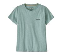 Patagonia - T-shirt en coton recyclé - W's P-6 Logo Responsibili-Tee P-6 Outline: Virtually Blue pour Femme en Coton - Taille S - Bleu Bleu S