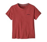 Patagonia - T-shirt en coton recyclé - W's P-6 Logo Responsibili-Tee Potters Red pour Femme en Coton - Taille S - Rouge Rouge S