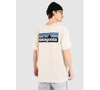 T-Shirt PATAGONIA M's P-6 Logo T-Shirt (Undyed Natural) Homme L