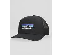 Casquette Patagonia P-6 Logo Trucker noir logo blanc