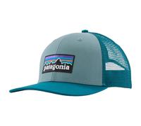 Patagonia - P-6 Logo Trucker Hat Blue Sage - Casquette