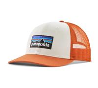 Casquette patagonia p 6 logo trucker blanc orange unisexe
