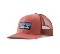 Casquette patagonia p 6 logo trucker rouge unisexe
