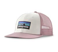 PATAGONIA P-6 Logo Trucker Hat - Homme - Blanc / Rose - taille Unique- modèle 2026