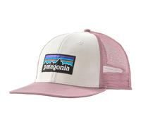 Patagonia - P-6 Logo Trucker Hat White Quiet Violet - Casquette