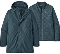 Patagonia - Parka 3 en 1 isolante et imperméable - M's Heyes Peak 3-in-1 Parka Summit Blue en Nylon - Taille L - Bleu Bleu L