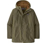 Patagonia - Parka à capuche amovible - M's Isthmus Parka Basin Green pour Homme en Nylon - Taille L - Kaki Kaki L