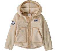 Patagonia - Polaire à col montant - Baby Retro Pile Jkt Live Simply Whale Patch: Dark Natural - Taille 2 ans - Beige Beige 2 ans