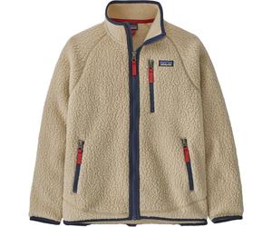 Patagonia - Polaire à col montant - K's Retro Pile Jkt El Cap Khaki - Taille Enfant 112-118 - Beige Beige 112-118
