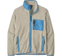 Patagonia - Polaire chaude à col montant - M's Synch Jkt Oatmeal Heather w/Shore Blue pour Homme - Taille XL - Beige Beige XL