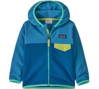 Patagonia - Polaire chaude à séchage rapide zippée - Baby Micro D Snap-T Jkt Aquatic Blue en Nylon - Taille Enfant 18 mois - Bleu Bleu 18 mois