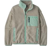 Patagonia - Polaire chaude et confortable à col montant - W's Synch Jkt Oatmeal Heather w/Thin Ice - Taille M - Beige Beige M