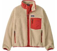 Patagonia - Polaire chaude et coupe-vent - K's Retro-X Jkt Natural w/Potters Red - Taille Enfant 126-132 - Beige Beige 126-132