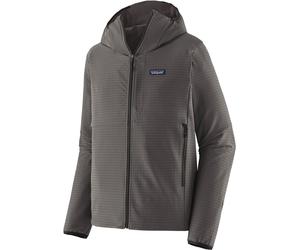 Patagonia - Polaire chaude et extensible zippée - M's R1 TechFace Hoody Forge Grey pour Homme - Taille M - Gris Gris M