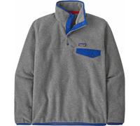 Patagonia - Polaire chaude et légère - M's LW Synch Snap-T P/O Nickel w/Clement Blue pour Homme - Taille 149 - Gris Gris 149
