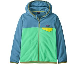 Patagonia - Polaire chaude zippée - K's Micro D Snap-T Jkt Early Teal w/Shore Blue - Taille Enfant 163-169 - Bleu Bleu 163-169