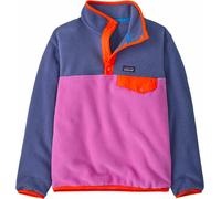 Patagonia - Polaire col montant pressionné - K's LW Synch Snap-T P/O Brisk Purple - Taille Enfant 149 - Violet Violet 149