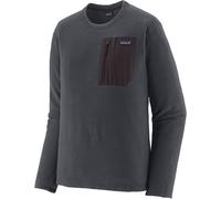 Patagonia - Polaire gaufrée à séchage rapide zippée - M's R1 Air Crew Smolder Blue - Taille M - Bleu Bleu M