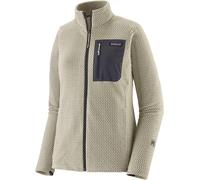 Patagonia - Polaire gaufrée à séchage rapide zippée - W's R1 Air Jkt Wool White pour Femme - Taille S - Blanc Blanc S