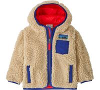 Patagonia - Polaire molletonnée coupe-vent - Baby Retro-X Hoody Dark Natural - Taille Enfant 3 ans - Beige Beige 3 ans