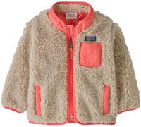 Patagonia - Polaire molletonnée coupe-vent - Baby Retro-X Jkt Natural w/Sparkle Pink - Taille Enfant 12 mois - Beige Beige 12 mois