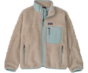 Patagonia - Polaire molletonnée coupe-vent - K's Retro-X Jkt Natural w/Virtually Blue - Taille Enfant 112-118 - Bleu Bleu 112-118