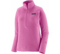 Patagonia - Polaire technique demi-zippée - W's R1 Air Zip Neck Brisk Purple pour Femme - Taille 141 - Rose Rose 141