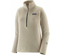 Patagonia - Polaire technique demi-zippée - W's R1 Air Zip Neck Wool White pour Femme - Taille 112-118 - Beige Beige 112-118