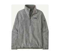 Patagonia Pull pour dames Better Sweater 1/4 Zip Fleece blanc