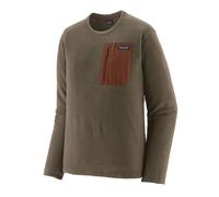 Patagonia - Maillot à manches longues - M's R1 Air Crew Marlow Brown pour Homme - Taille 141 - Marron Marron 141