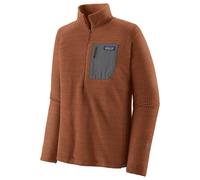 Patagonia - Polaire demi-zippée - M's R1 Air Zip Neck Robin Brown pour Homme - Taille S - Marron Marron S