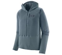 Patagonia - Polaire technique à capuche - M's R1 P/O Hoody Utility Blue pour Homme en Tissu Technique - Taille L - Bleu Bleu L