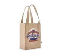 Patagonia - Recycled Market Tote - Tote bag Great Waves w/Eddy Blue: Classic Tan - Taille unique