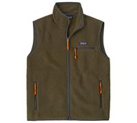 Patagonia - Polaire double face sans manches en Polartec® - M's Retro Pile Vest Basin Green - Taille M - Kaki Kaki M