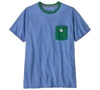 Patagonia - Shop Sticker Pocket Responsibili-Tee - T-shirt - L - abundant blue