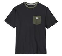 Patagonia - Shop Sticker Pocket Responsibili-Tee - T-shirt - S - black / basin green