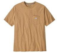 Patagonia - Shop Sticker Pocket Responsibili-Tee - T-shirt - XL - talon gold
