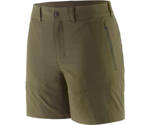 Patagonia - Short déperlant stretch - W's Terravia Trail Shorts 6 in. Basin Green pour Femme - Taille 4 US - Vert Vert 4 US