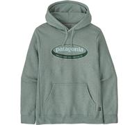 Patagonia - Sweat à capuche confortable - M's '95 Oval Logo Uprisal Hoody Cover Green pour Homme en Coton - Taille S - Vert Vert S