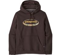 Patagonia - Sweat à capuche confortable - M's '95 Oval Logo Uprisal Hoody Den Brown Heliotropic en Coton - Taille S - Marron Marron S