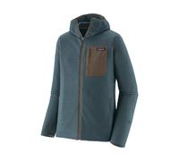 Patagonia Sweat à capuche zippé R1 Air bleue
